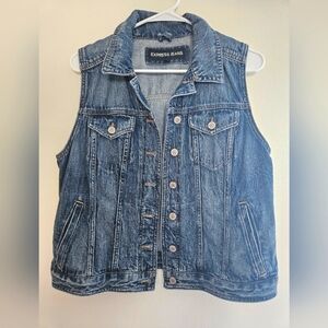 Express Jean Denim Vest